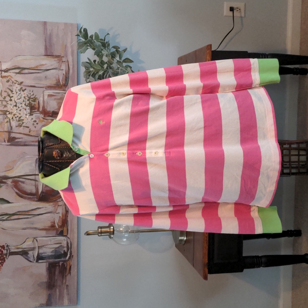 Lily Pulitzer Long Sleeve Polo.